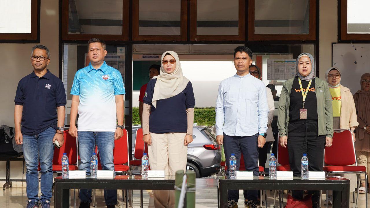 Pembukaan Turnamen Tennis Piala Dirut PosIND 2025. ULBI, 19 September 2025