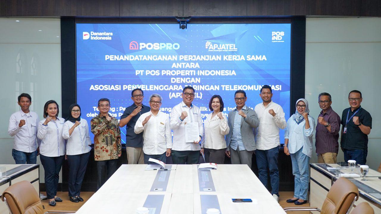 Penandatanganan Perjanjian Kerjasama Antara POSPRO dengan APJATEL. Cilaki, 10 September 20252