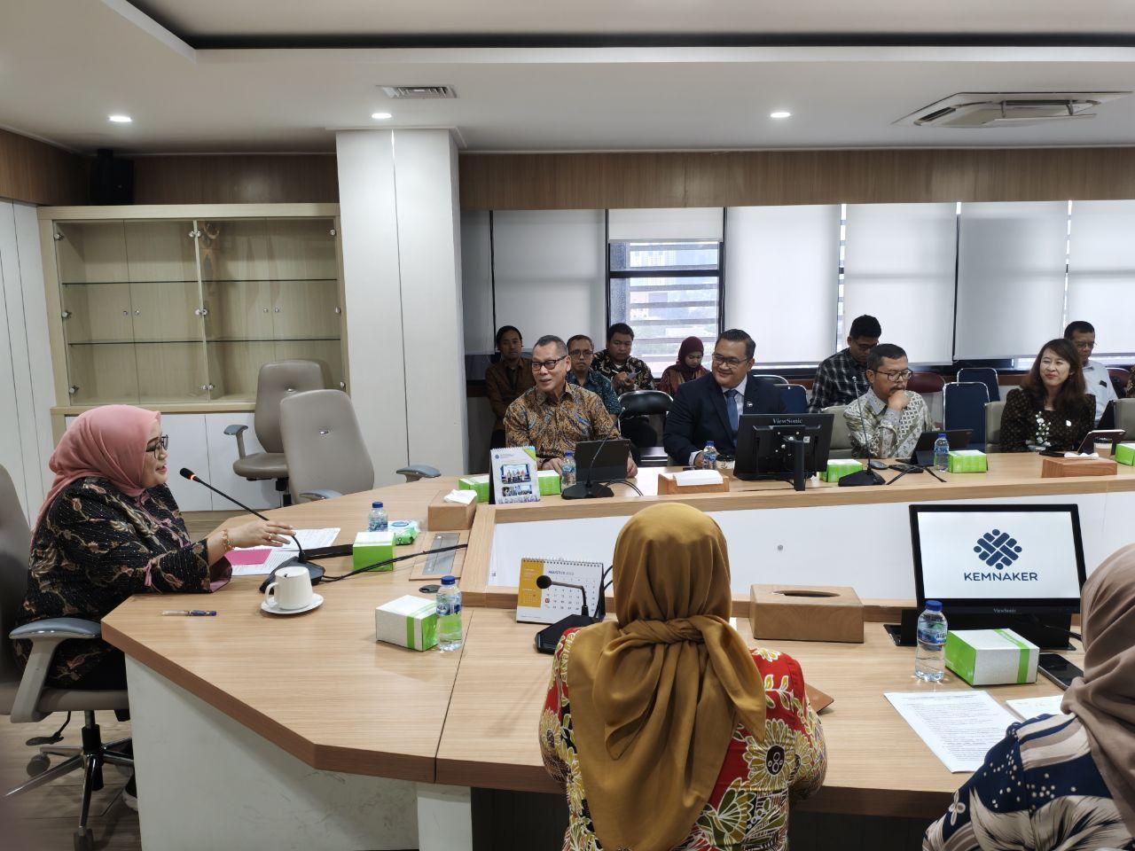 Rapat BOD PosIND bersama Dirjen Kemenaker, Jakarta 14 Agustus 20252