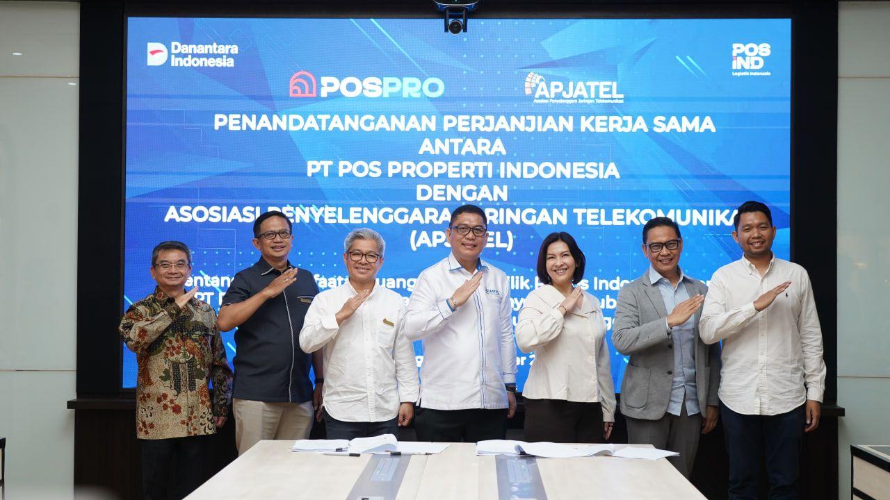 Penandatanganan Perjanjian Kerjasama Antara POSPRO dengan APJATEL. Cilaki, 10 September 20253