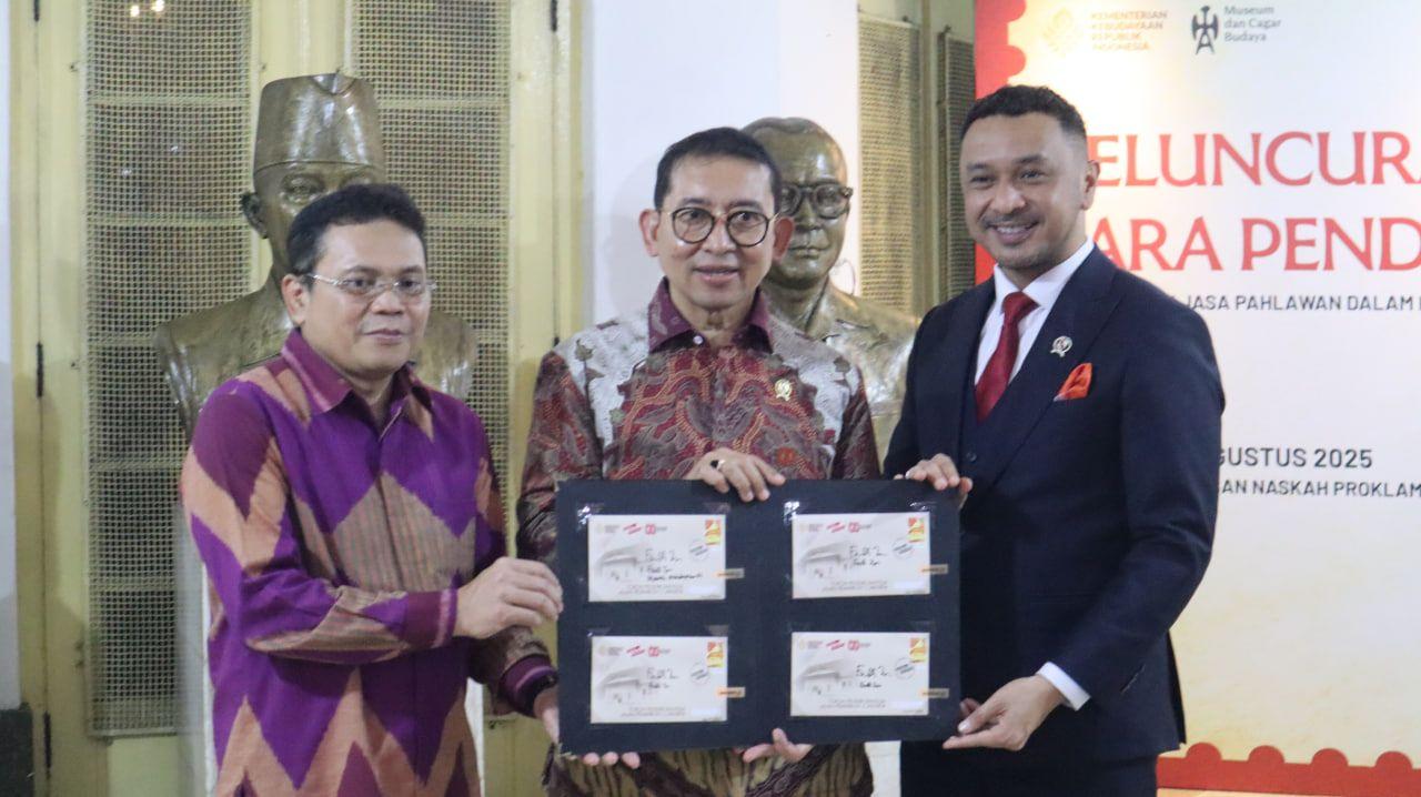 Peluncuran Prangko Para Pendiri Bangsa. Museum Perumusan Naskah Proklamasi, 12 Agustus 20253