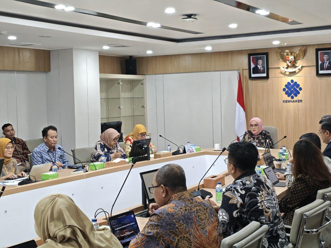 Rapat BOD PosIND bersama Dirjen Kemenaker, Jakarta 14 Agustus 20253
