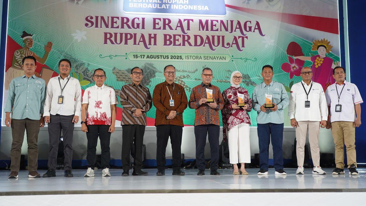 Penerimaan Apresiasi Festival Rupiah Berdaulat Indonesia 2025. Jakarta 16 Agustus 20253