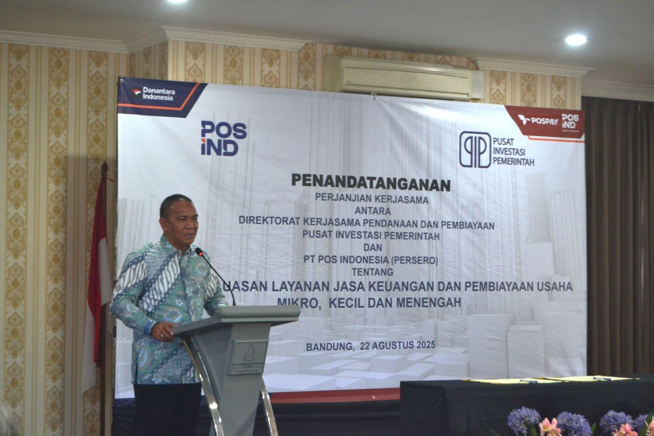 Penandatanganan PKS Kerjasama Pendanaan dan Pembiayaan PIP. Bandung, 22 Agustus 20254