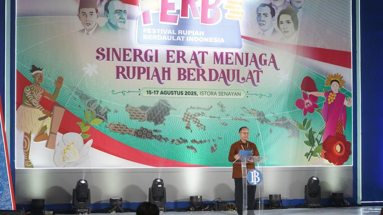 Penerimaan Apresiasi Festival Rupiah Berdaulat Indonesia 2025. Jakarta 16 Agustus 20255