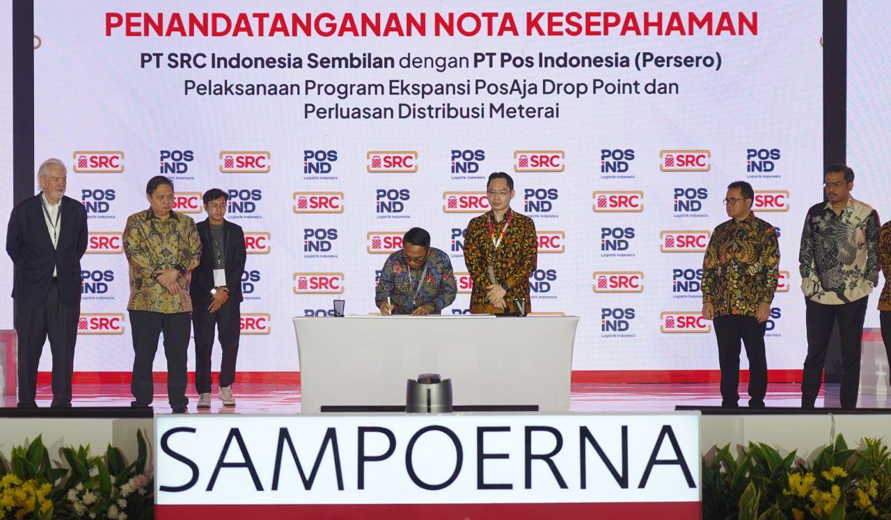 Penandatangan MoU PosIND dgn PT SRC Indonesia Sembilan7