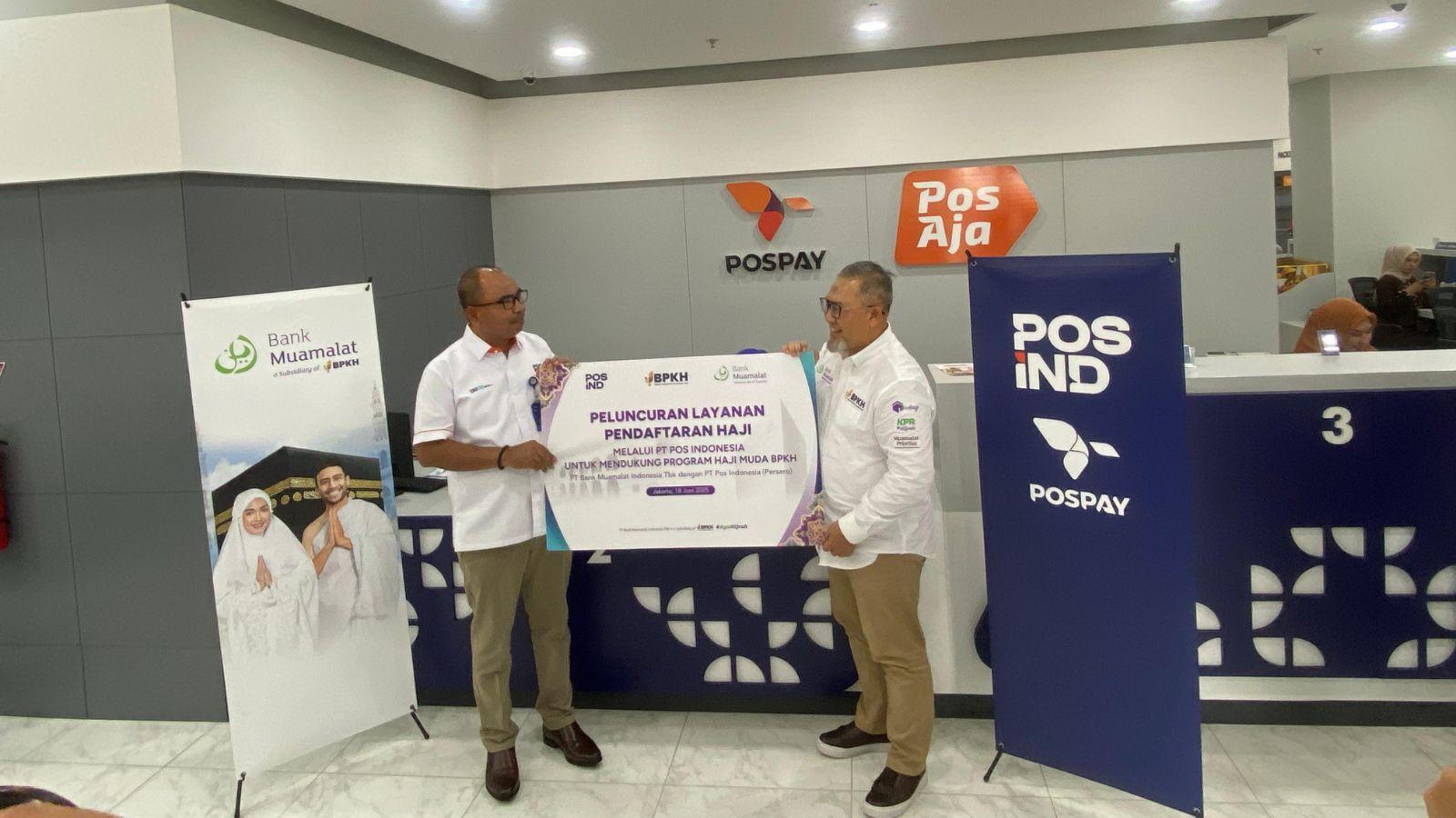 PosIND dan Bank Muamalat Luncurkan Layanan Tabungan Haji di Kantor Pos