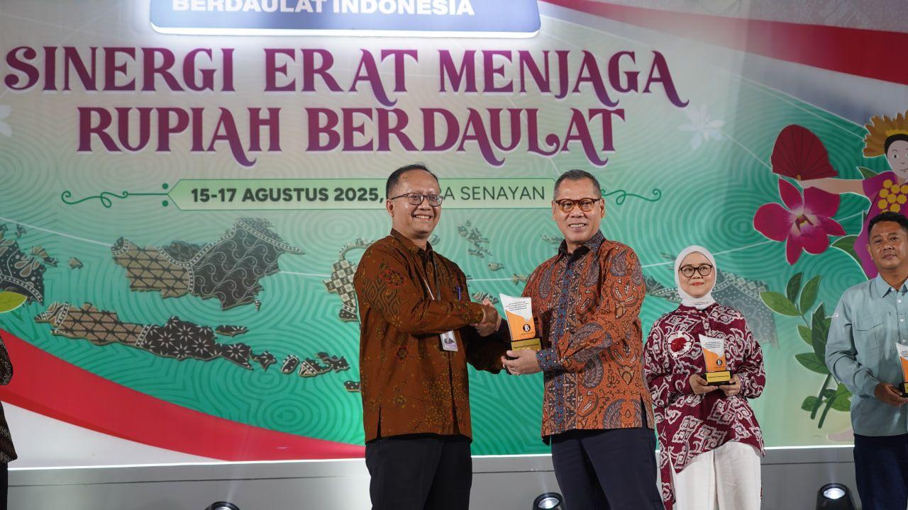 Penerimaan Apresiasi Festival Rupiah Berdaulat Indonesia 2025. Jakarta 16 Agustus 2025