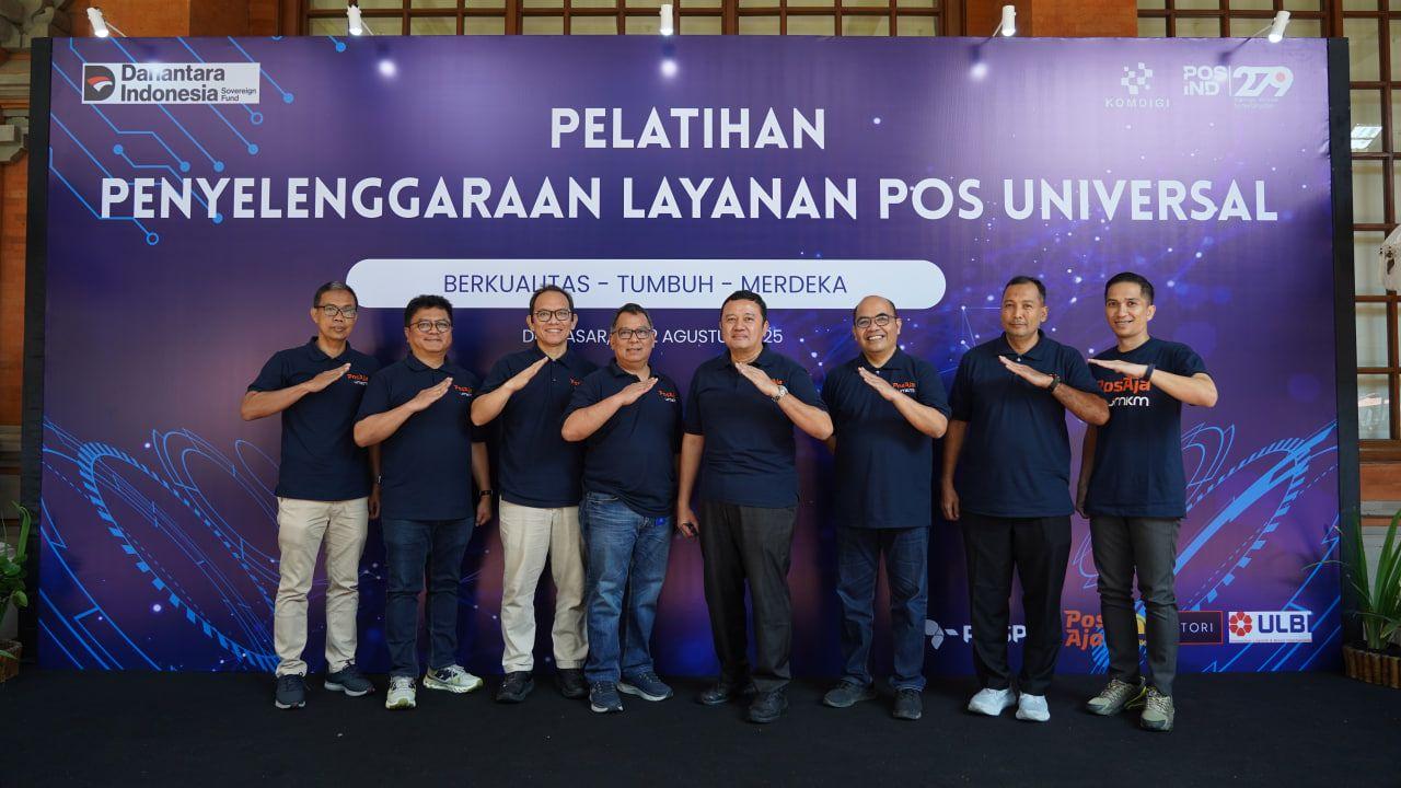 Pelatihan Penyelenggaraan Layanan Pos Universal (LPU). Bali, 21 Agustus 2025