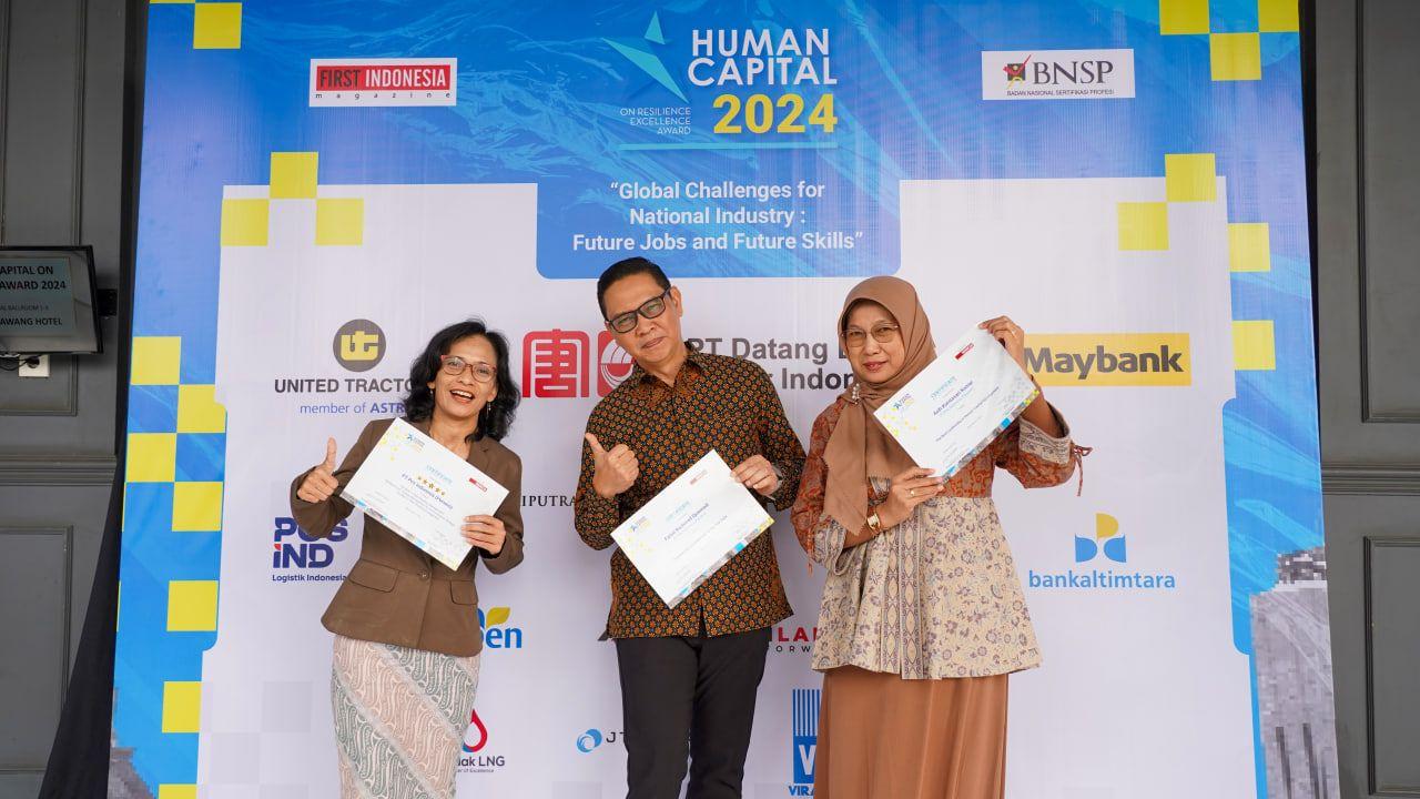9. Human Capital On Resilience Excellence Award 2024. Sentral Cawang Hotel Jakarta, 1 Agustus 2024