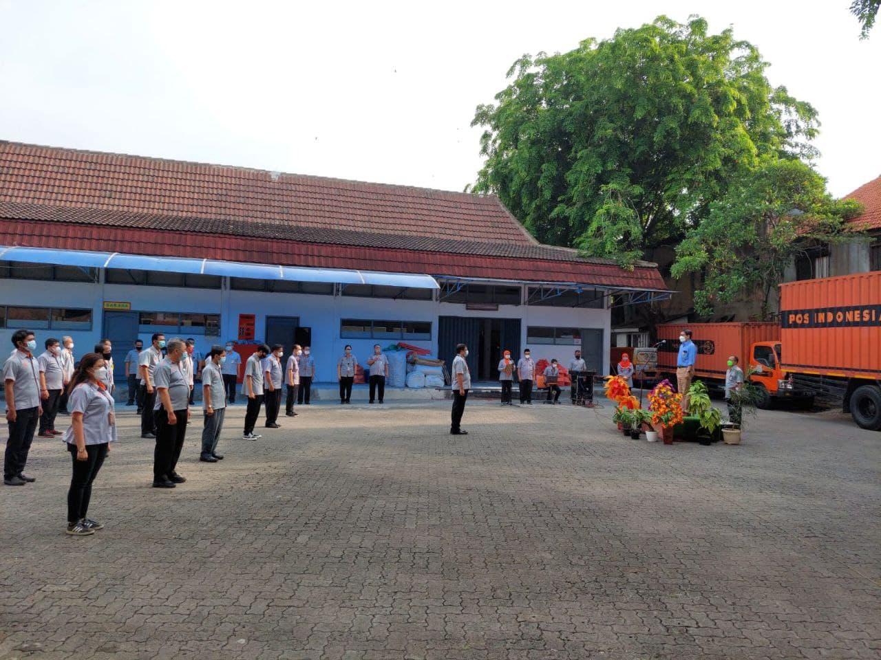 Gallery Photo 11 Oktober 2021. Kegiatan Apel pagi Direktur Operasi dan Teknologi Informasi d KCU Jakarta Oceania