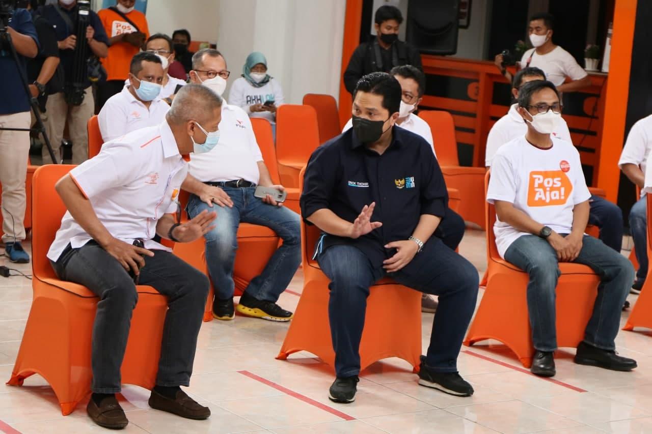 Gallery Photo 11 September 2021. Kunjungan Menteri BUMN ke Kantor Pos Bogor