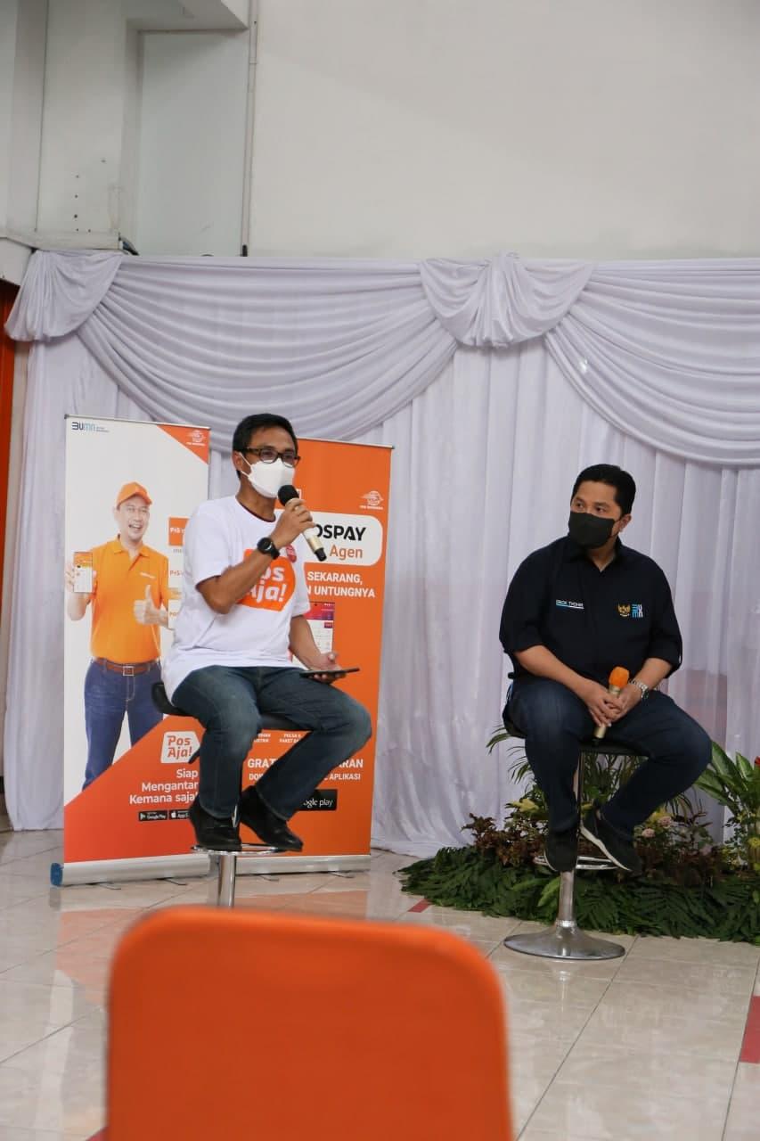 Gallery Photo 11 September 2021. Kunjungan Menteri BUMN ke Kantor Pos Bogor