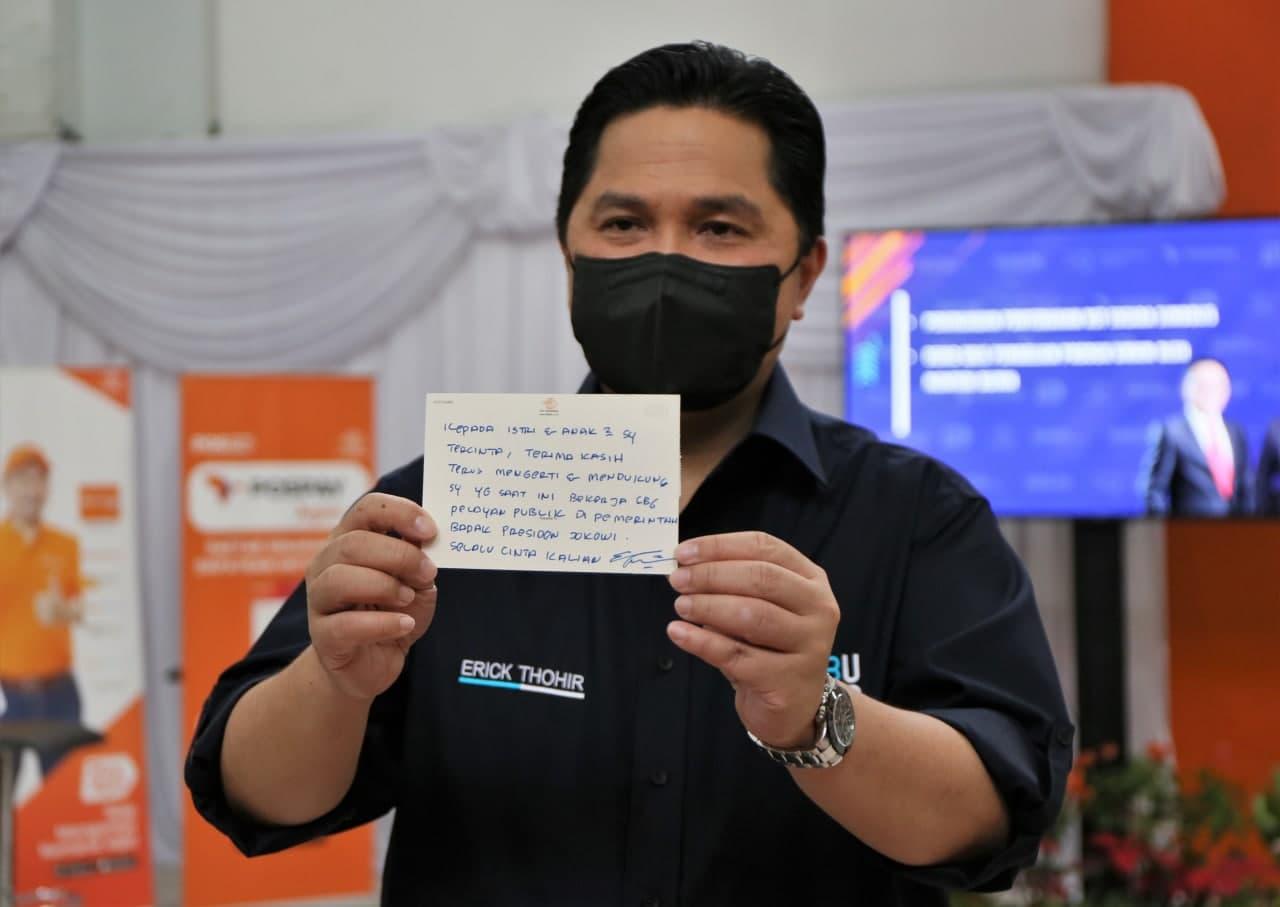 Gallery Photo 11 September 2021. Kunjungan Menteri BUMN ke Kantor Pos Bogor