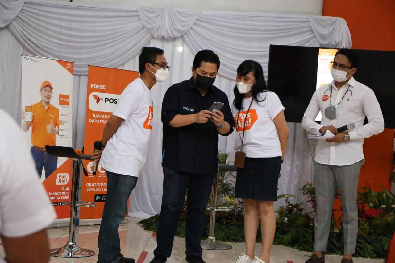 Gallery Photo 11 September 2021. Kunjungan Menteri BUMN ke Kantor Pos Bogor