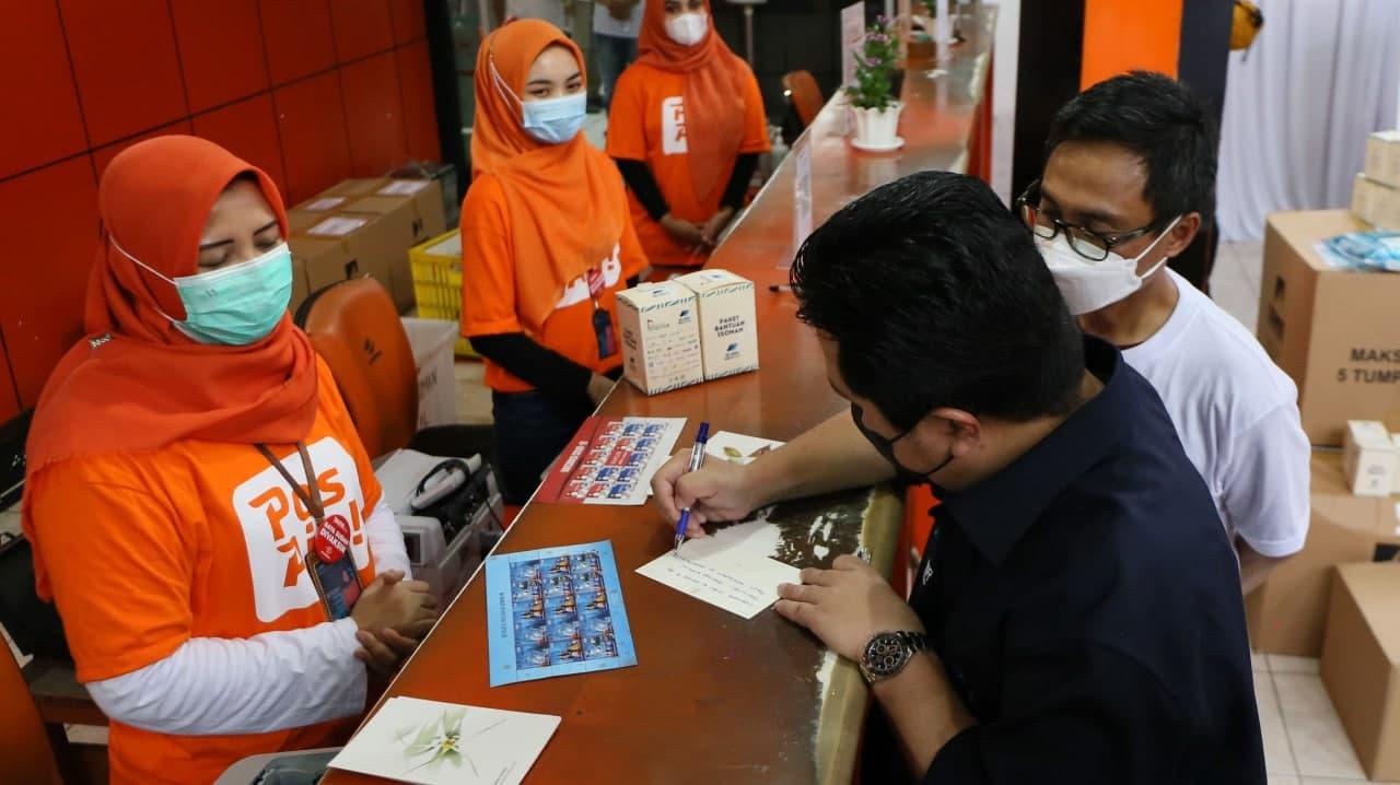 Gallery Photo 11 September 2021. Kunjungan Menteri BUMN ke Kantor Pos Bogor