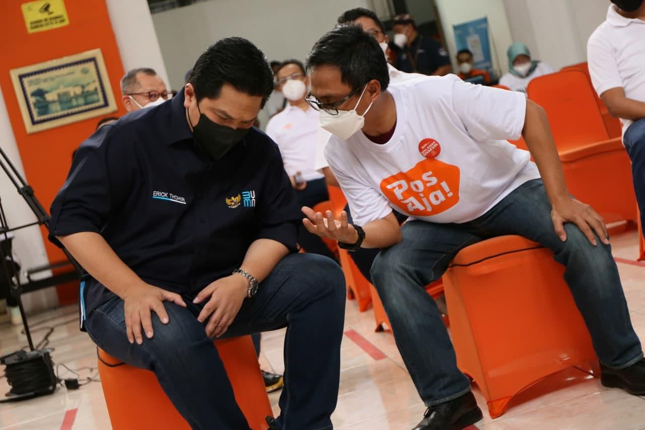 Gallery Photo 11 September 2021. Kunjungan Menteri BUMN ke Kantor Pos Bogor