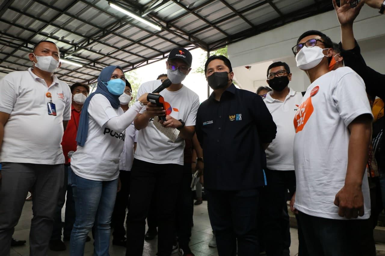 Gallery Photo 11 September 2021. Kunjungan Menteri BUMN ke Kantor Pos Bogor