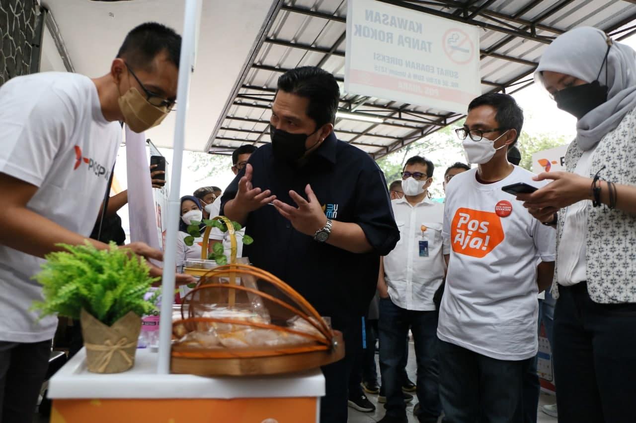 Gallery Photo 11 September 2021. Kunjungan Menteri BUMN ke Kantor Pos Bogor