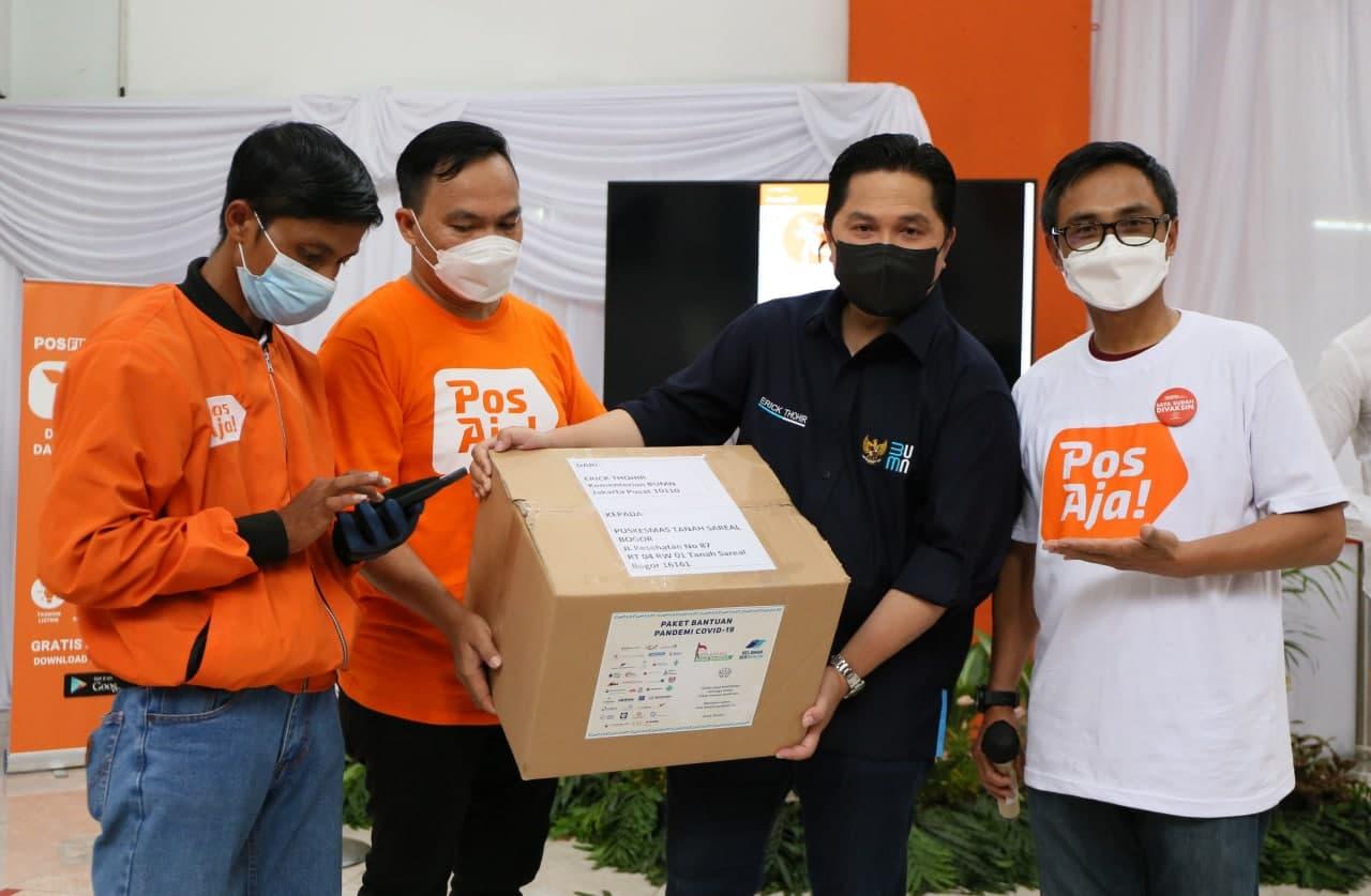 Gallery Photo 11 September 2021. Kunjungan Menteri BUMN ke Kantor Pos Bogor