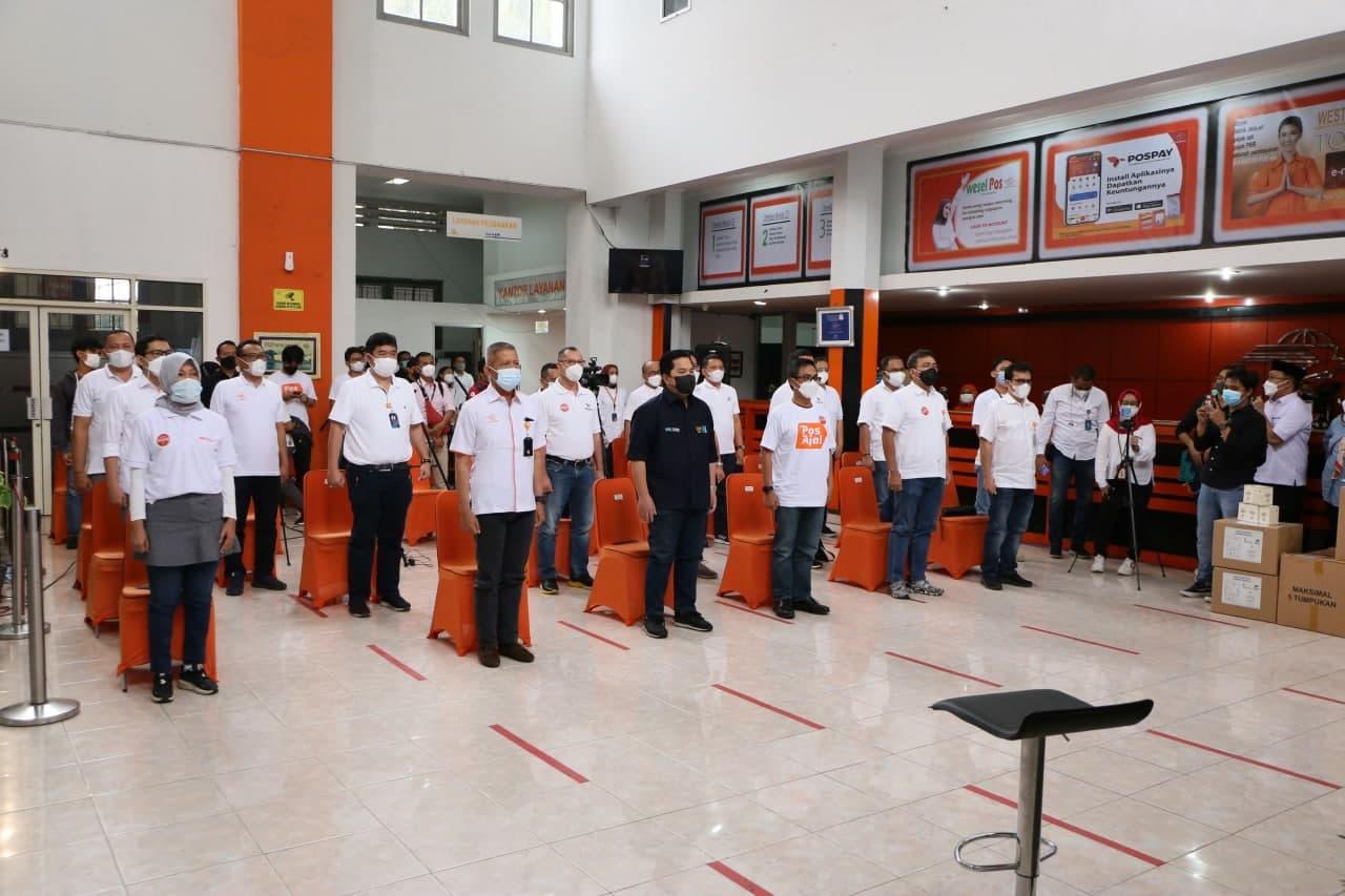 Gallery Photo 11 September 2021. Kunjungan Menteri BUMN ke Kantor Pos Bogor