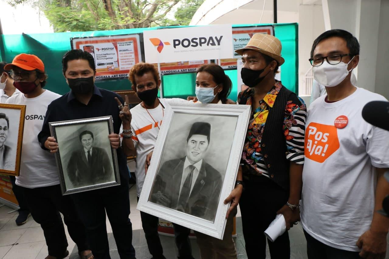 Gallery Photo 11 September 2021. Kunjungan Menteri BUMN ke Kantor Pos Bogor