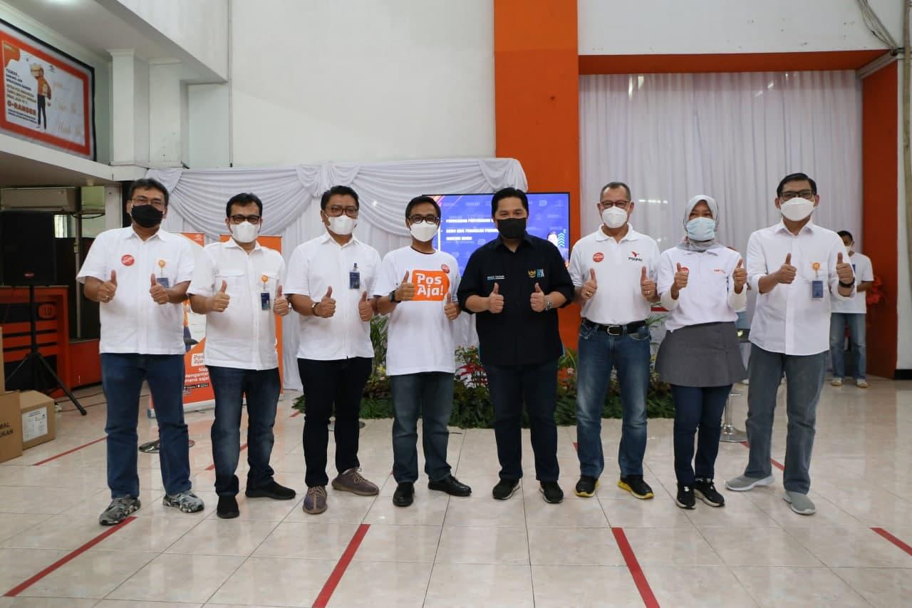 Gallery Photo 11 September 2021. Kunjungan Menteri BUMN ke Kantor Pos Bogor