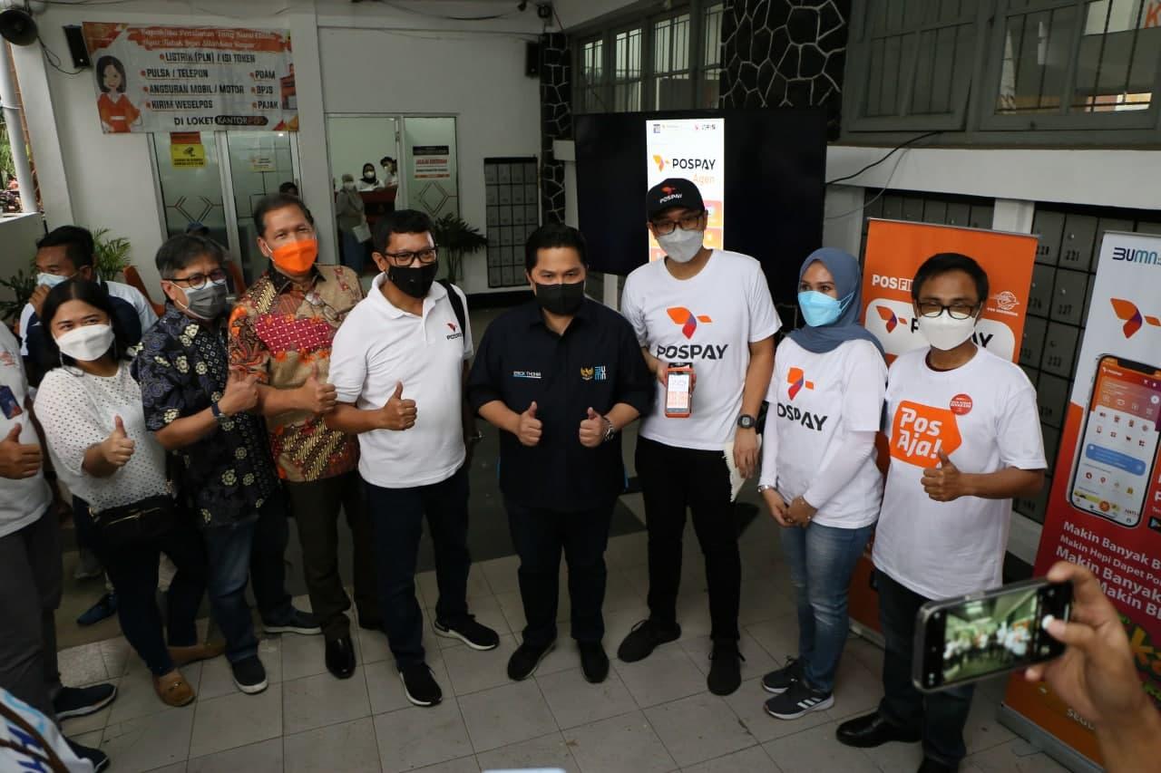Gallery Photo 11 September 2021. Kunjungan Menteri BUMN ke Kantor Pos Bogor