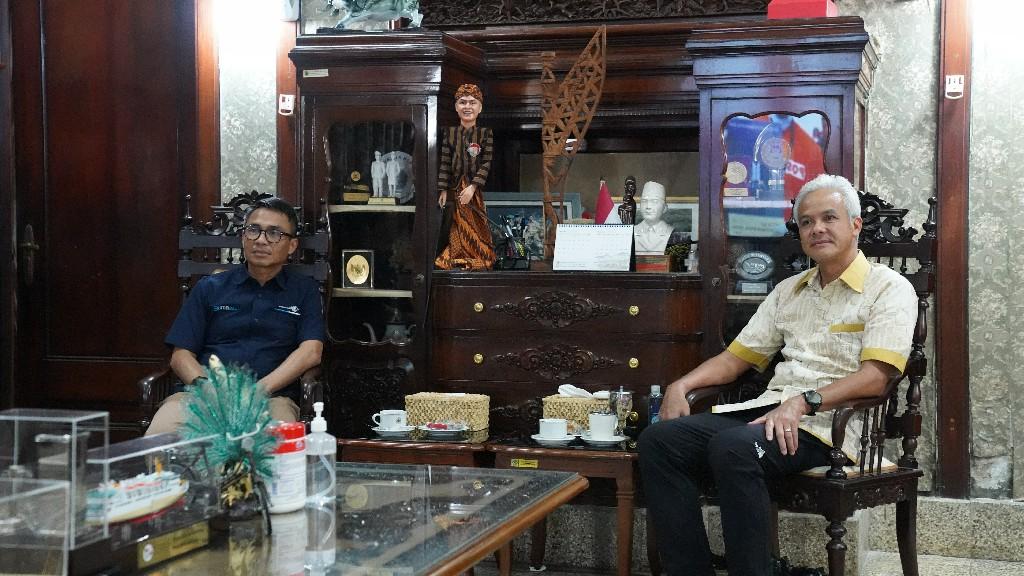 Gallery Photo 15 Februari 2023. Kunjungan Direksi Pos Indonesia ke Rumah Dinas Gubernur Jawa Tengah di Puri Gedeh Semarang