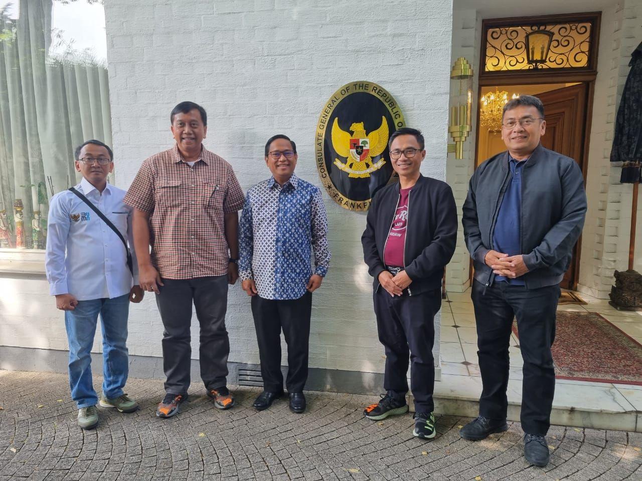 Gallery Photo 15 Mei 2022. Courtesy Call dengan Konjen RI di Frankfurt