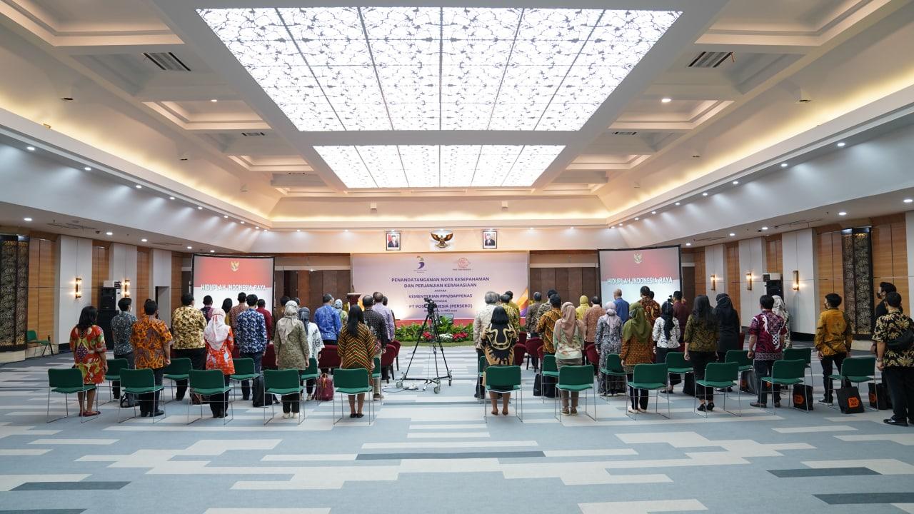 Gallery Photo 17 Mei 2022. Penandatanganan Nota Kesepahaman dan Perjanjian Kerahasiaan dengan Kementerian PPN/BAPPENAS