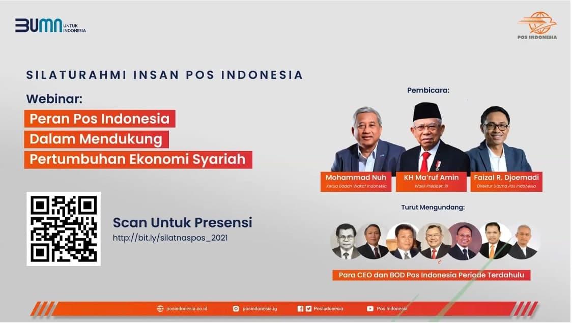 Gallery Photo 18 Juni 2021. Silaturahmi Insan Pos Indonesia Webinar Peran Pos Indonesia dalam mendukung pertumbuhan ekonomi syariah