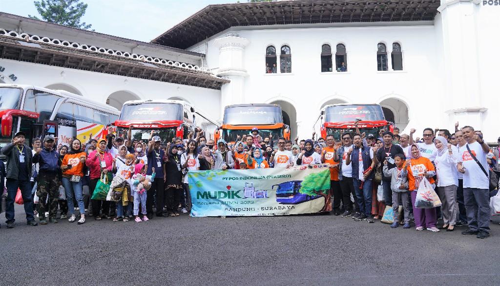 Gallery Photo 19 April 2023. Kegiatan Mudik Gratis Bersama BUMN Pos Indonesia