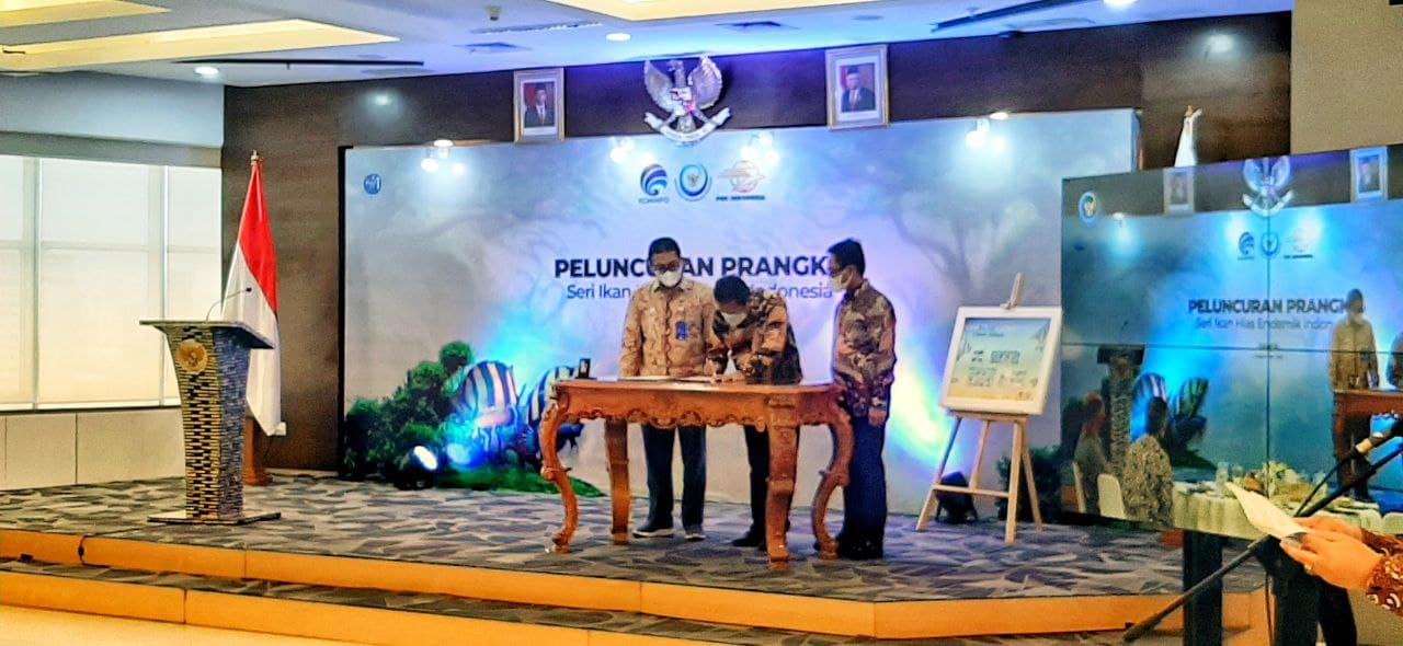 Gallery Photo 2 Desember 2021. Peluncuran Prangko seri IKAN HIAS