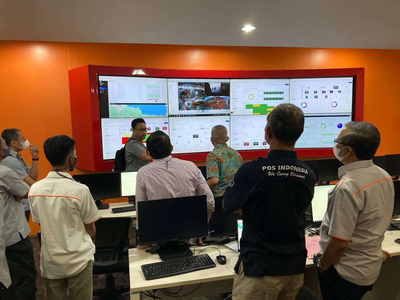 Gallery Photo 25 Juli 2022. Monitoring TPS & War Room Regional 2 oleh Direktur Operasi dan Teknologi Informasi dan Komisaris