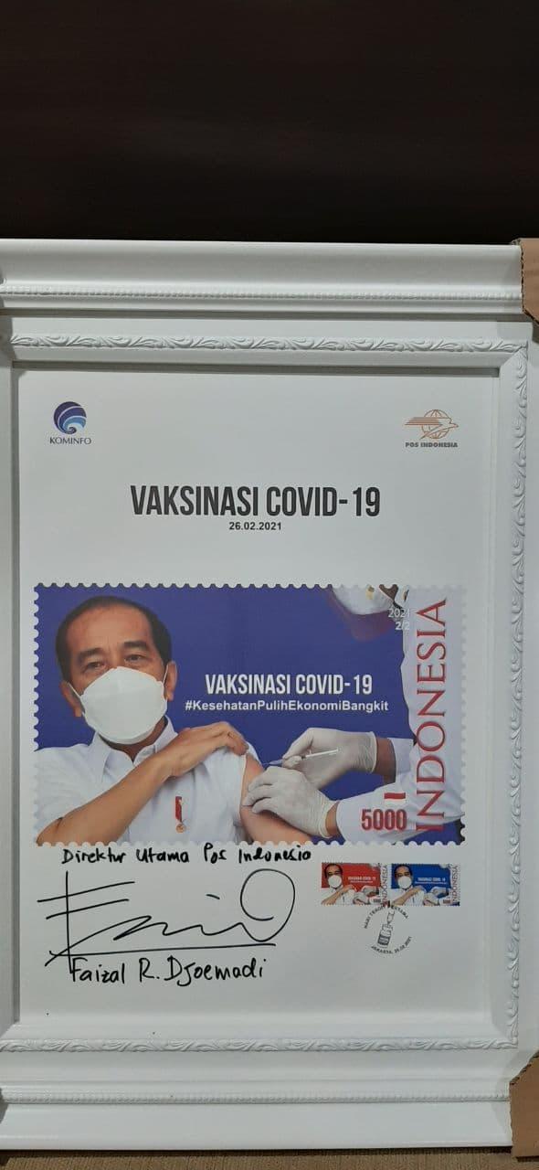 Gallery Photo 26 Februari 2021. Peluncuran Prangko Seri Vaksinasi Covid-19, di Istana Merdeka Jakarta