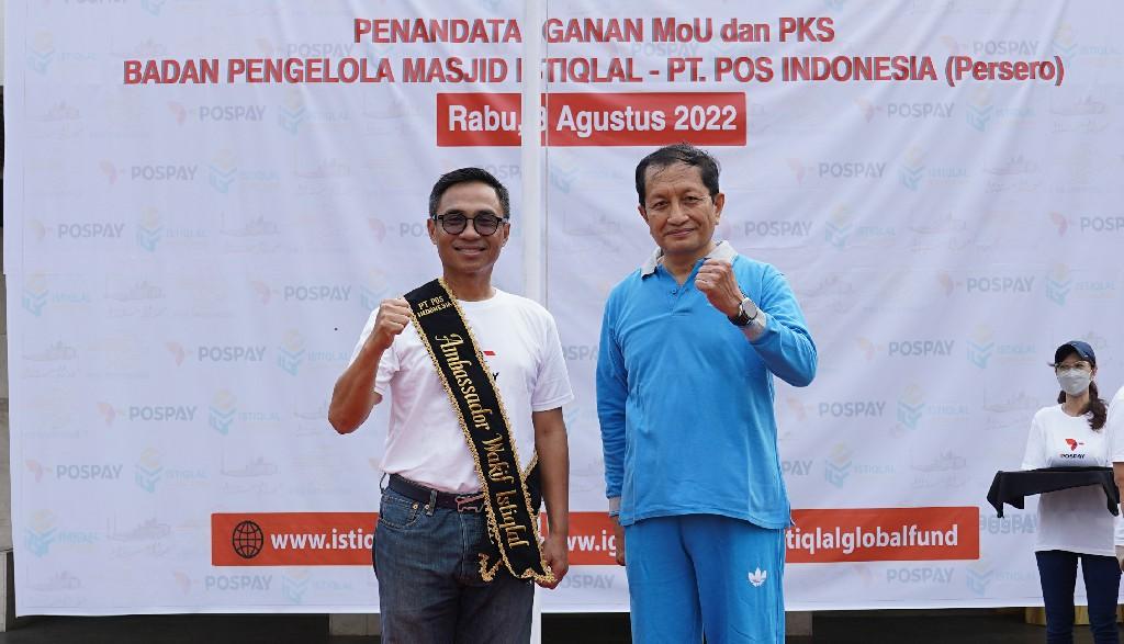Gallery Photo 3 Agustus 2022. Pos Indonesia Jalin Kolaborasi Dengan Badan Pengelola Masjid Istiqlal