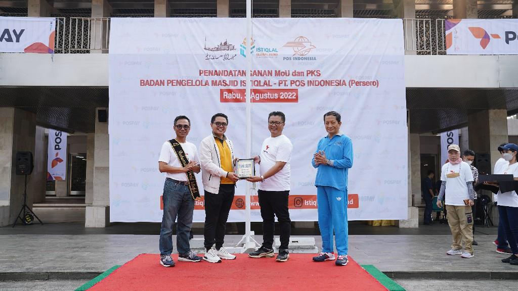Gallery Photo 3 Agustus 2022. Pos Indonesia Jalin Kolaborasi Dengan Badan Pengelola Masjid Istiqlal