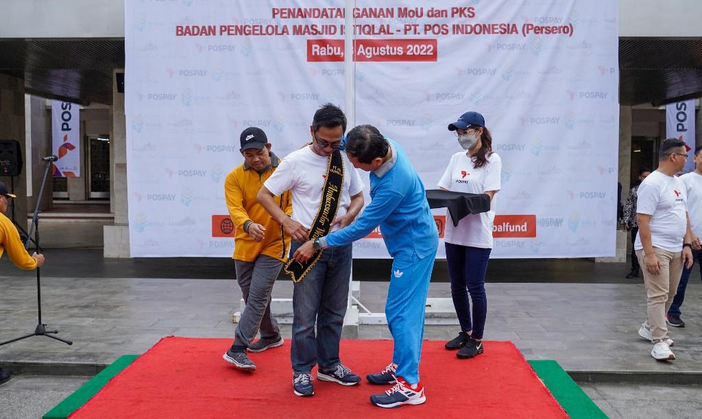 Gallery Photo 3 Agustus 2022. Pos Indonesia Jalin Kolaborasi Dengan Badan Pengelola Masjid Istiqlal