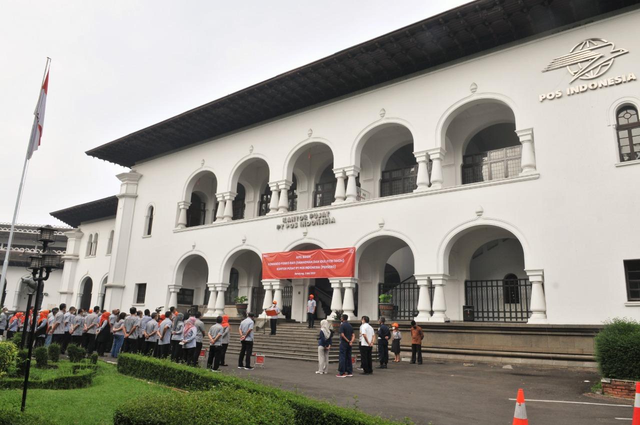 Gallery Photo 3 Mei 2021. Pos Indonesia Gelar Apel Siaga Nasional Pos Komando RAFI 2021