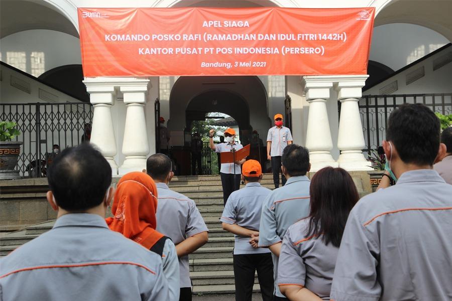 Gallery Photo 3 Mei 2021. Pos Indonesia Gelar Apel Siaga Nasional Pos Komando RAFI 2021