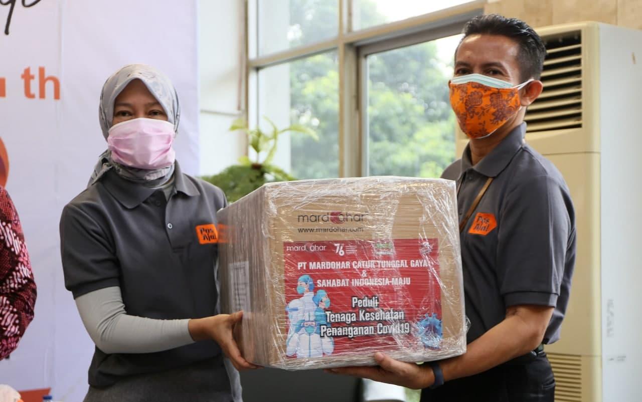 Gallery Photo 30 Agustus 2021. Pos Indonesia Fasilitasi Pengiriman APD Sahabat Indonesia Maju