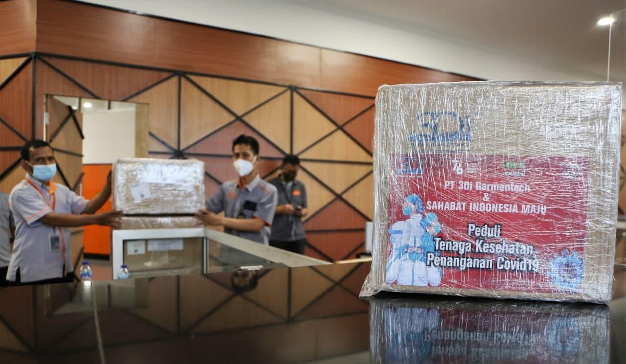 Gallery Photo 30 Agustus 2021. Pos Indonesia Fasilitasi Pengiriman APD Sahabat Indonesia Maju