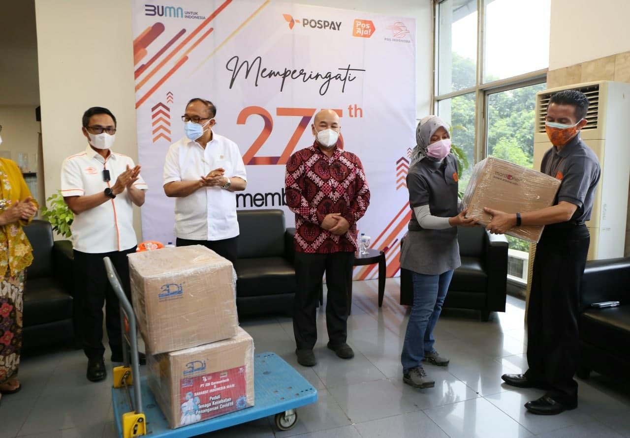Gallery Photo 30 Agustus 2021. Pos Indonesia Fasilitasi Pengiriman APD Sahabat Indonesia Maju