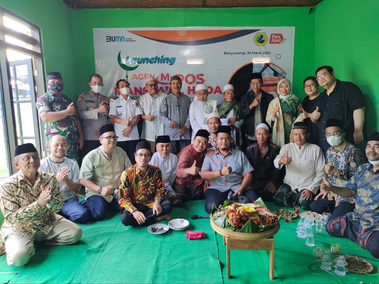 Gallery Photo 30 Maret 2022. Direktur Bisnis Kurir dan Logistik mengahadiri dan membuka agen Mypos Mansya Ul Huda Banyuwangi