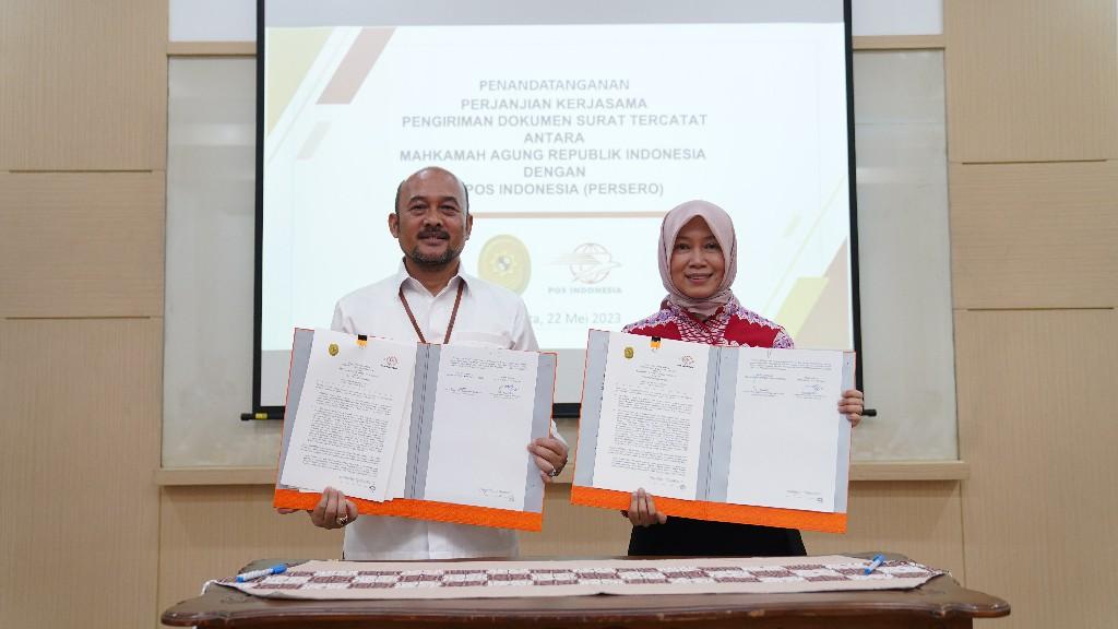 Thumbnail News Pos Indonesia Digandeng Mahkamah Agung Republik Indonesia untuk Menangani Kiriman Dokumen