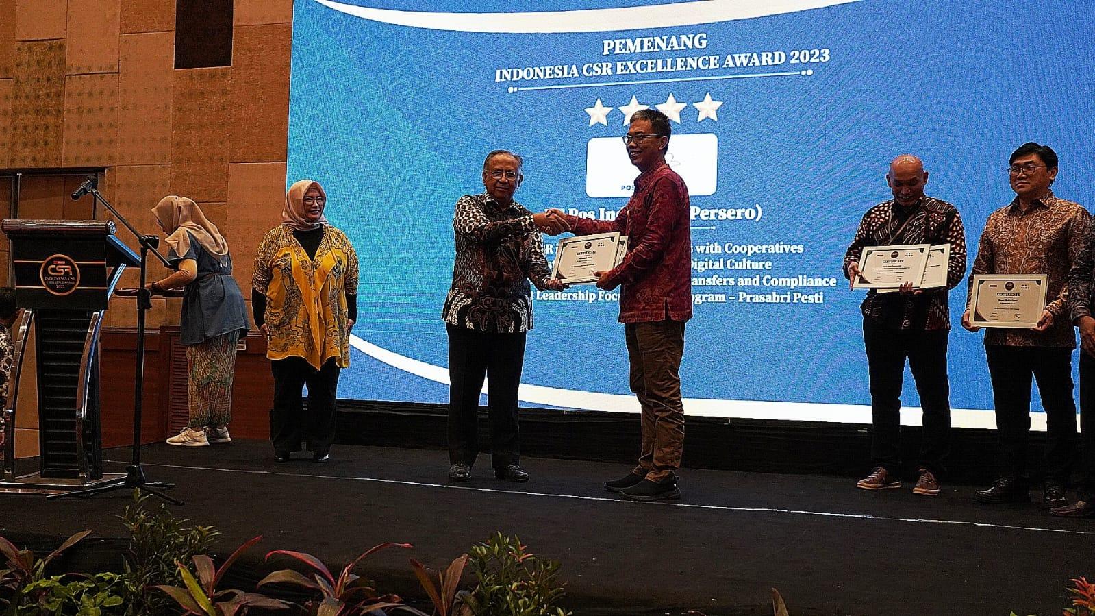 Thumbnail News Pos Indonesia Raih Penghargaan Pada Ajang Indonesia CSR Excellence Award 2023