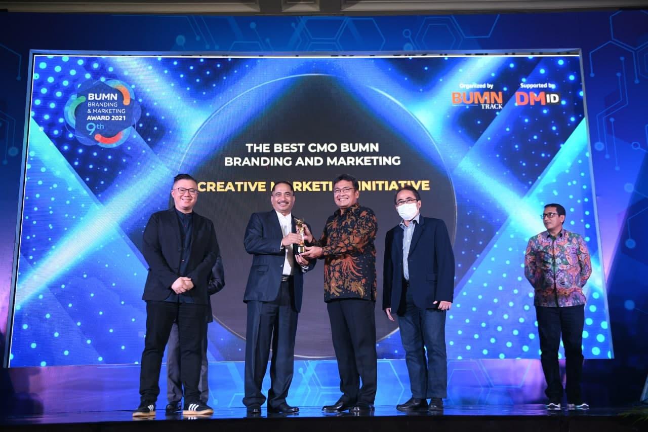Thumbnail News Pos Indonesia Sabet 3 Penghargaan BUMN Branding & Marketing Award 2021