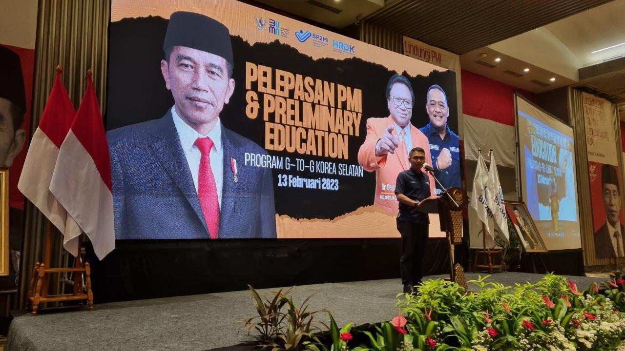 Thumbnail News Saksikan Pelepasan 524 PMI ke Korea, Pos Indonesia Siap Bantu Keperluan Pekerja Migran Indonesia