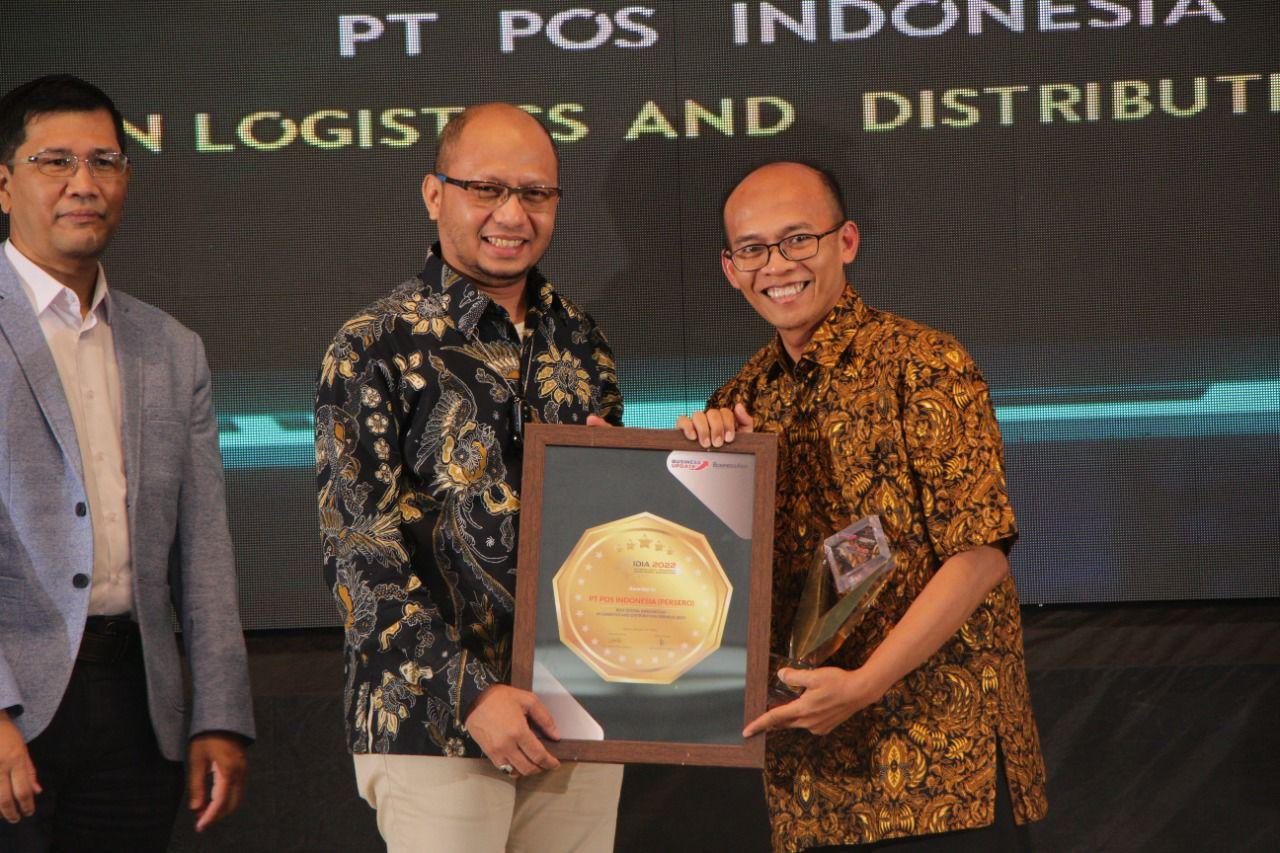 Thumbnail News Sukses Lakukan Transformasi Digital dan Inovasi Bisnis, Pos Indonesia Raih Dua  Penghargaan IDIA Awards 2022